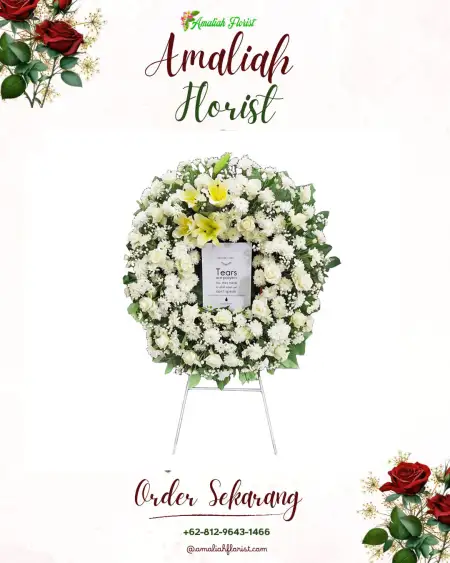 Krans Bunga Duka Karya Mulya Sari